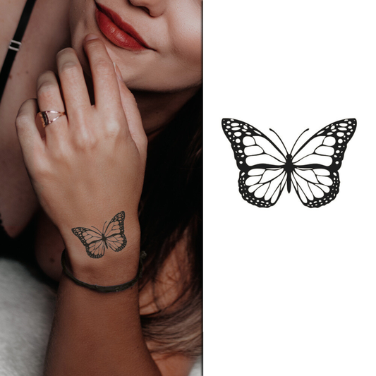 Butterfly Semi-Permanent Tattoo
