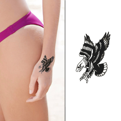 Sky Dominator Eagle Semi-Permanent Tattoo