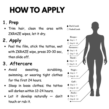 Cosmic Drift - Saturn Semi-Permanent Tattoo