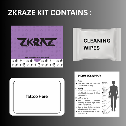 Cosmic Drift - Saturn Semi-Permanent Tattoo