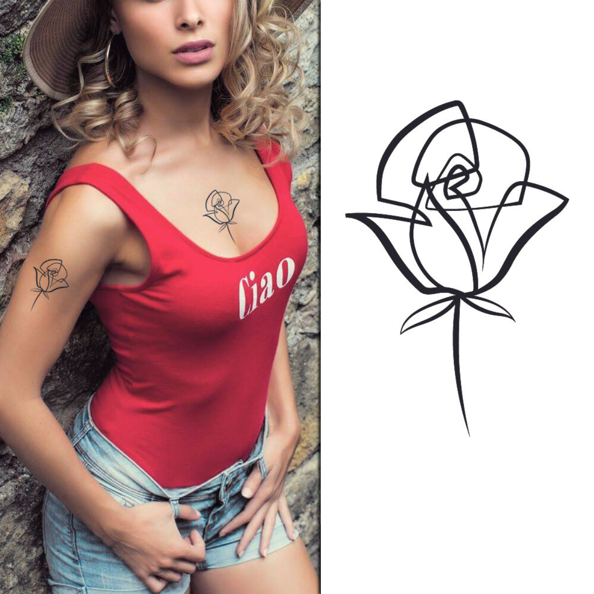 Rebel Bloom - Rose Tattoo