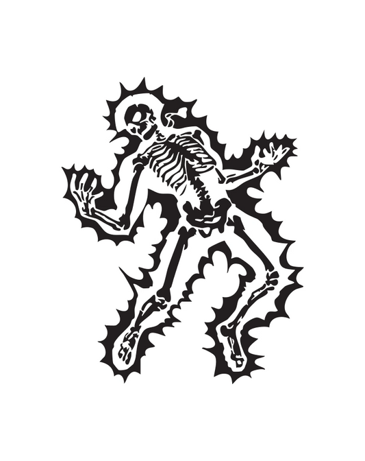 Electro Skeleton semi-permanent tattoo