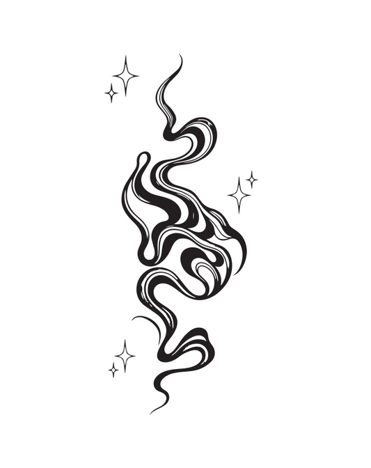 Mystic Smoke semi-permanent tattoo