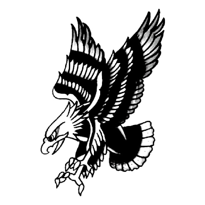 Sky Dominator Eagle Semi-Permanent Tattoo
